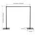 10 ft x 10 ft Adjustable Heavy Duty Pipe and Drape Kit Backdrop Support BKDP_STND07