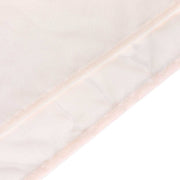 10 ft x 10 ft Polyester and Sheer Chiffon Dual Layer Backdrop Curtain with Rod Pockets