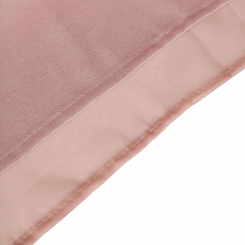 10 ft x 10 ft Polyester and Sheer Chiffon Dual Layer Backdrop Curtain with Rod Pockets