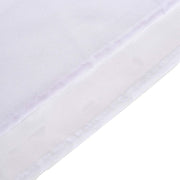 10 ft x 10 ft Polyester and Sheer Chiffon Dual Layer Backdrop Curtain with Rod Pockets