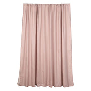 10 ft x 10 ft Polyester and Sheer Chiffon Dual Layer Backdrop Curtain with Rod Pockets BKDP300_10X10_080
