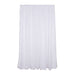 10 ft x 10 ft Polyester and Sheer Chiffon Dual Layer Backdrop Curtain with Rod Pockets BKDP300_10X10_WHT