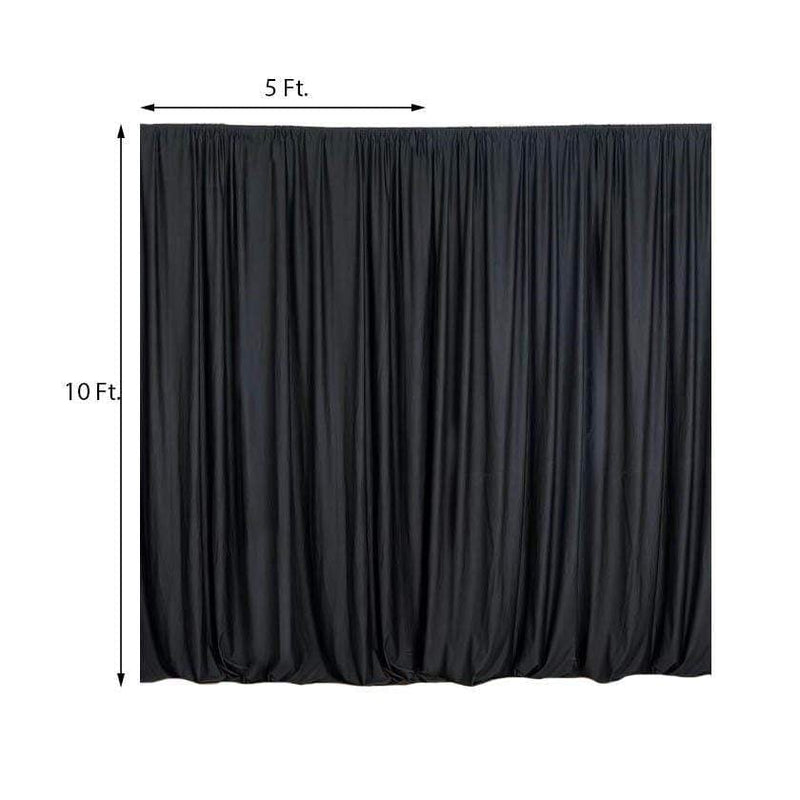 10 ft x 10 ft Polyester Professional Backdrop Curtains Drapes Panels