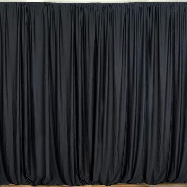 10 ft x 10 ft Polyester Professional Backdrop Curtains Drapes Panels