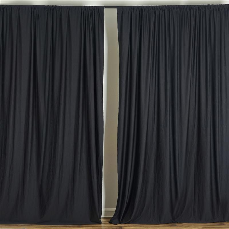 10 ft x 10 ft Polyester Professional Backdrop Curtains Drapes Panels