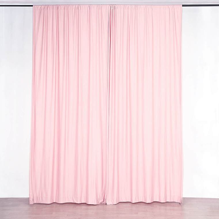10 ft x 10 ft Polyester Professional Backdrop Curtains Drapes Panels