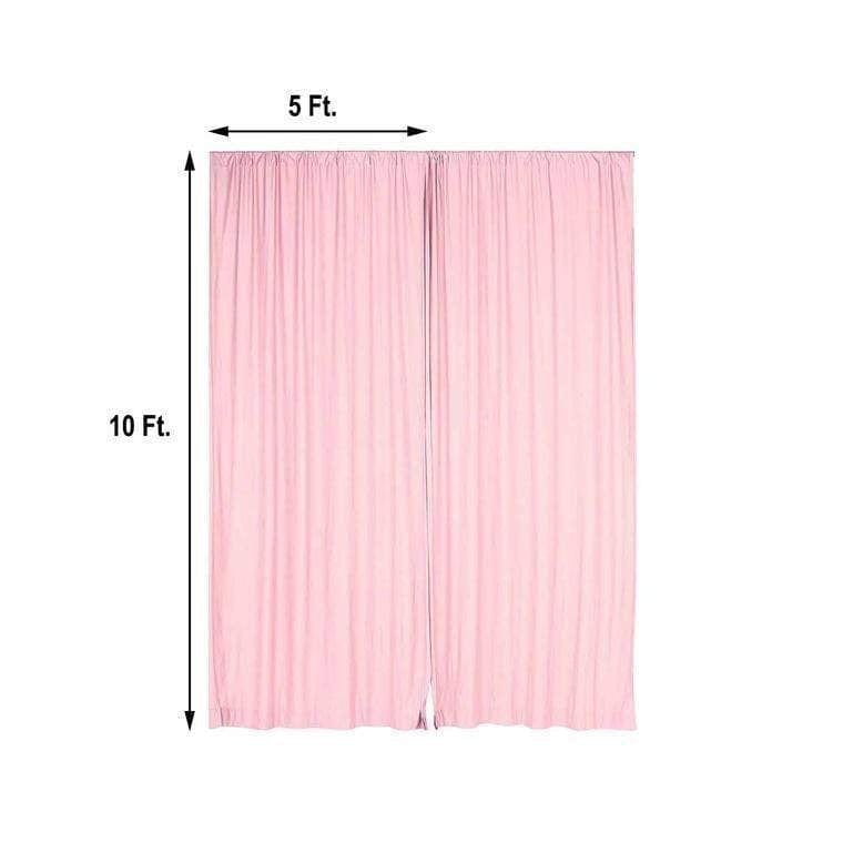 10 ft x 10 ft Polyester Professional Backdrop Curtains Drapes Panels