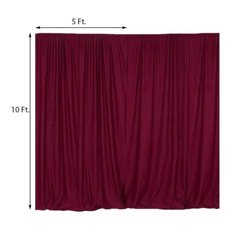 10 ft x 10 ft Polyester Professional Backdrop Curtains Drapes Panels