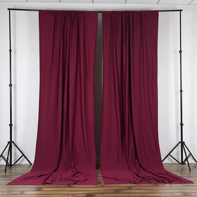 10 ft x 10 ft Polyester Professional Backdrop Curtains Drapes Panels