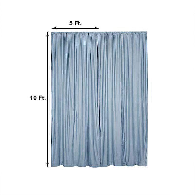 10 ft x 10 ft Polyester Professional Backdrop Curtains Drapes Panels