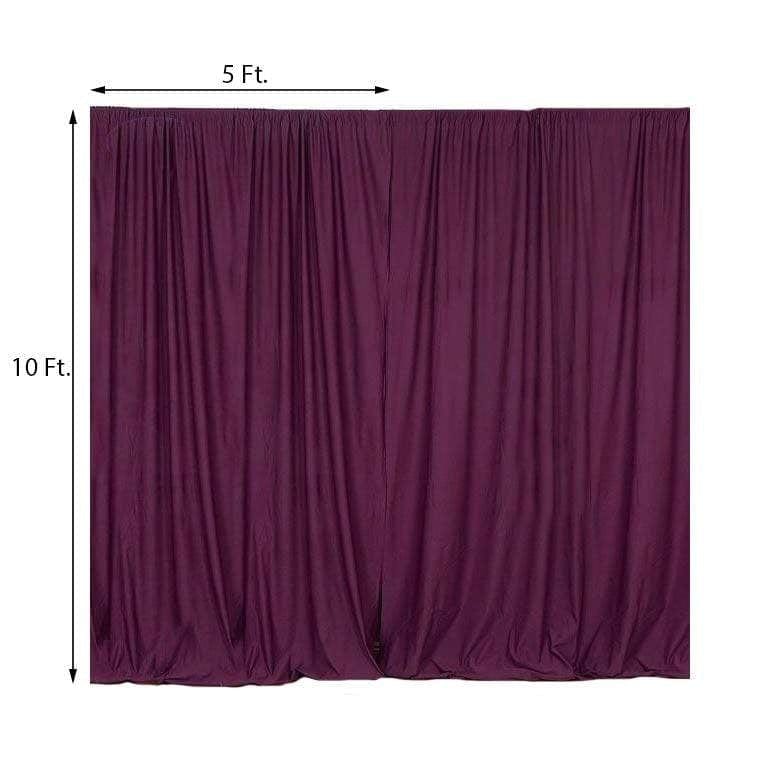 10 ft x 10 ft Polyester Professional Backdrop Curtains Drapes Panels