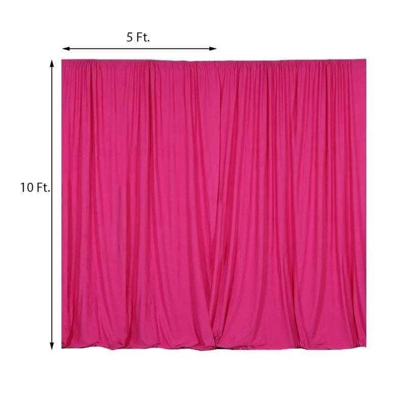 10 ft x 10 ft Polyester Professional Backdrop Curtains Drapes Panels