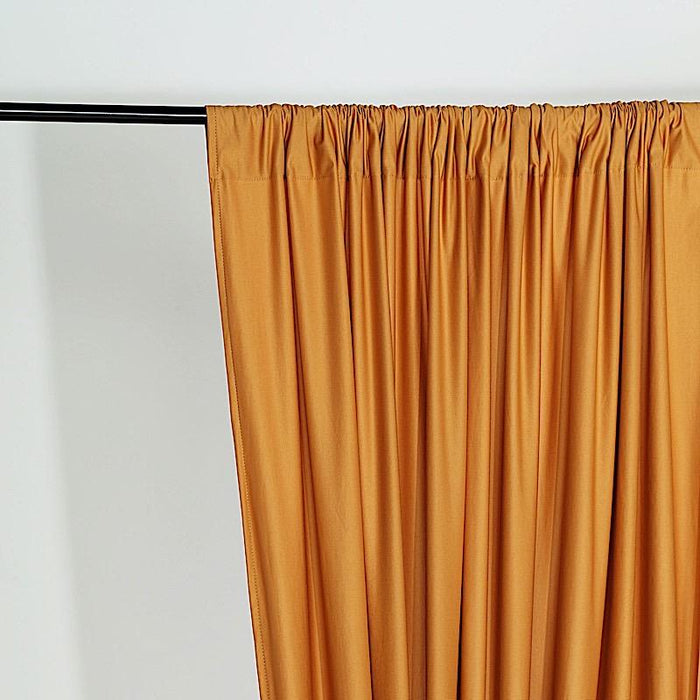 10 ft x 10 ft Polyester Professional Backdrop Curtains Drapes Panels - Gold CUR_PANPOLY_GOLD
