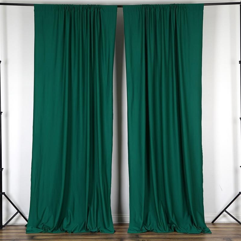 10 ft x 10 ft Polyester Professional Backdrop Curtains Drapes Panels