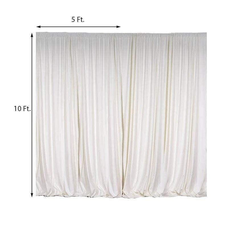 10 ft x 10 ft Polyester Professional Backdrop Curtains Drapes Panels