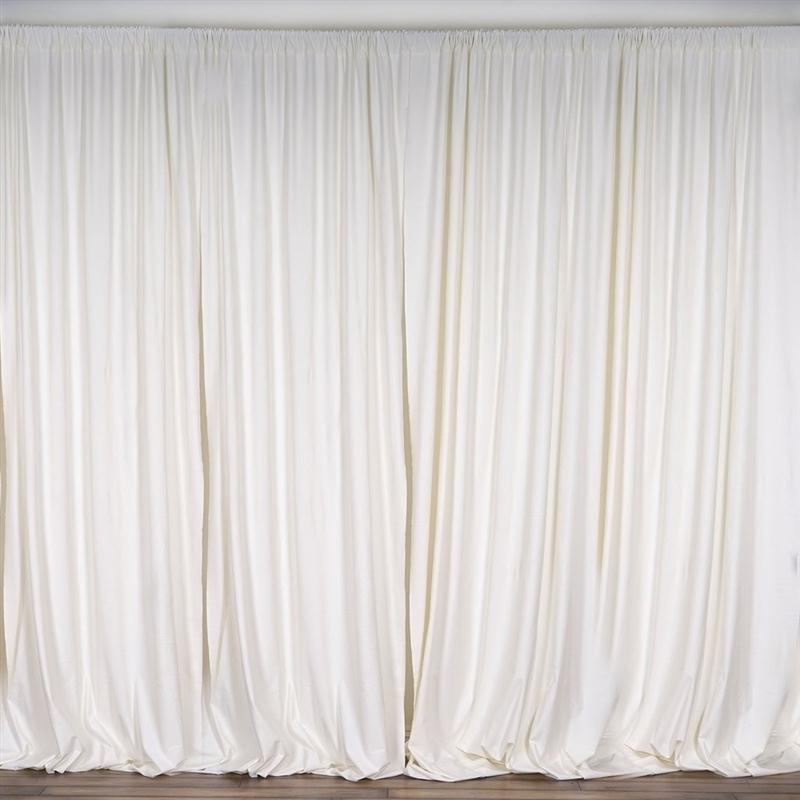 10 ft x 10 ft Polyester Professional Backdrop Curtains Drapes Panels