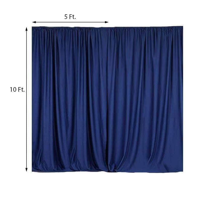 10 ft x 10 ft Polyester Professional Backdrop Curtains Drapes Panels