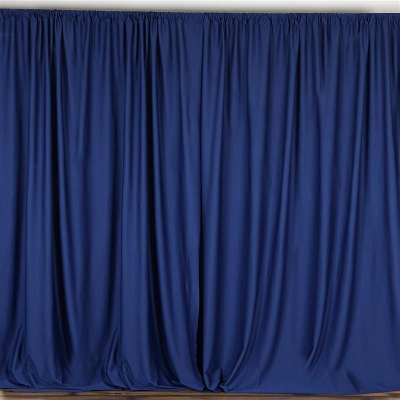 10 ft x 10 ft Polyester Professional Backdrop Curtains Drapes Panels