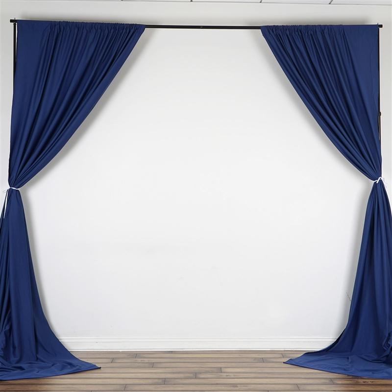 10 ft x 10 ft Polyester Professional Backdrop Curtains Drapes Panels