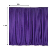 10 ft x 10 ft Polyester Professional Backdrop Curtains Drapes Panels