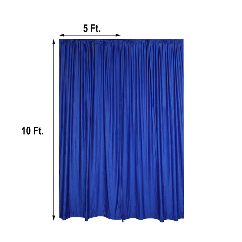 10 ft x 10 ft Polyester Professional Backdrop Curtains Drapes Panels