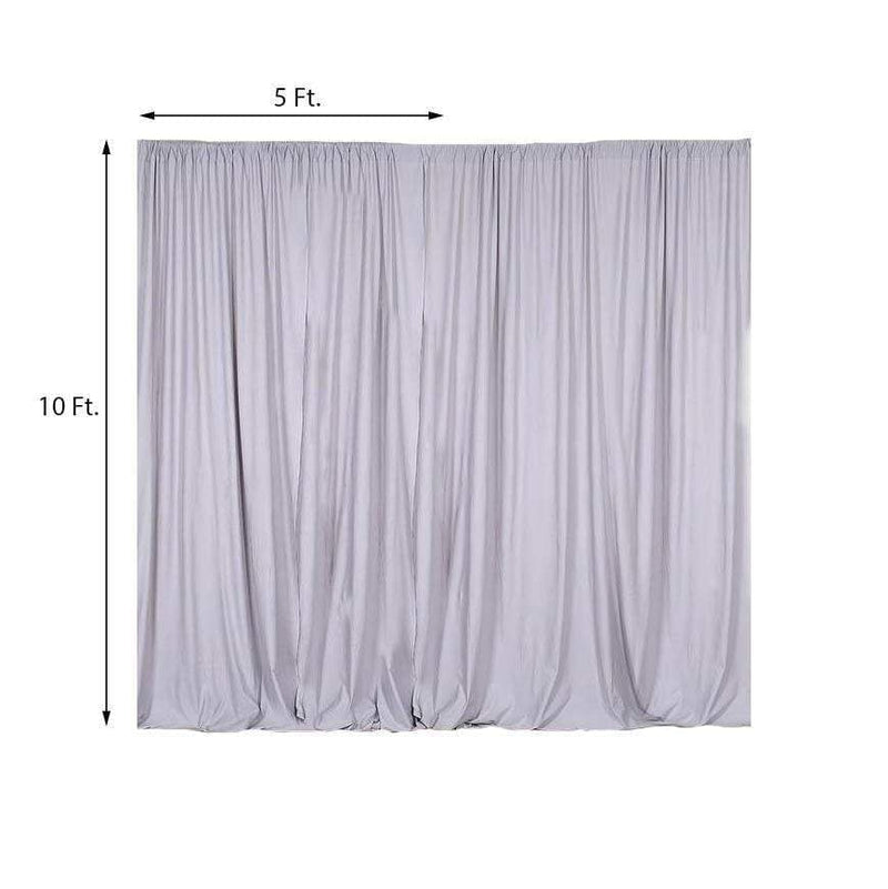 10 ft x 10 ft Polyester Professional Backdrop Curtains Drapes Panels