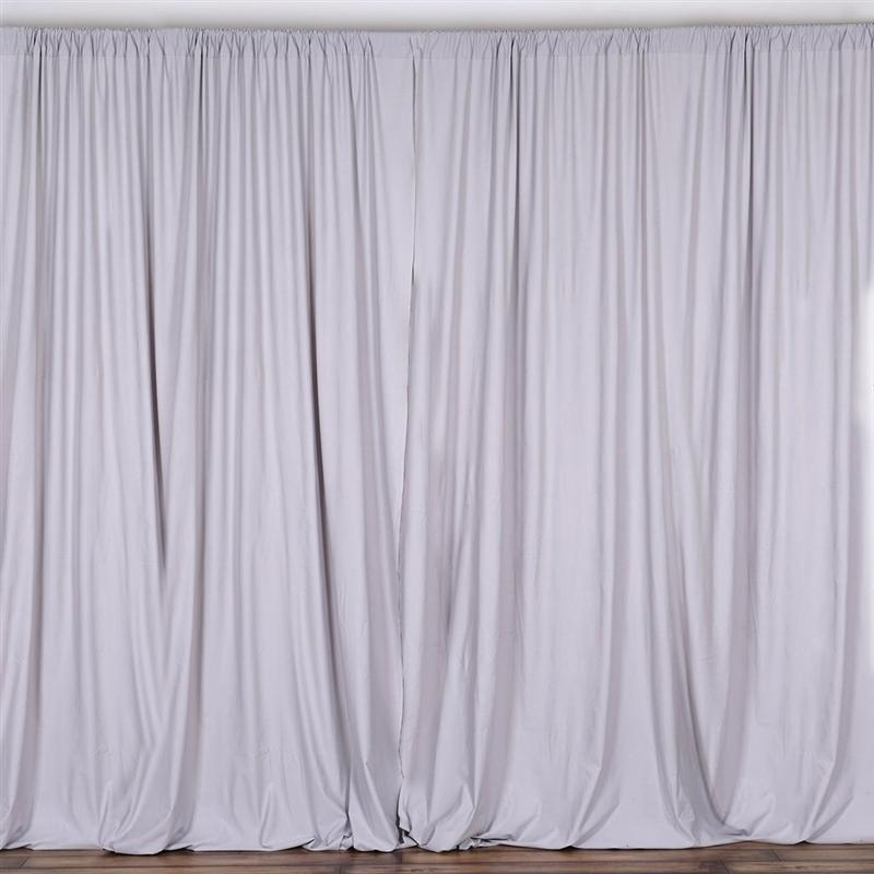 10 ft x 10 ft Polyester Professional Backdrop Curtains Drapes Panels