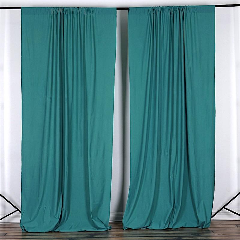 10 ft x 10 ft Polyester Professional Backdrop Curtains Drapes Panels