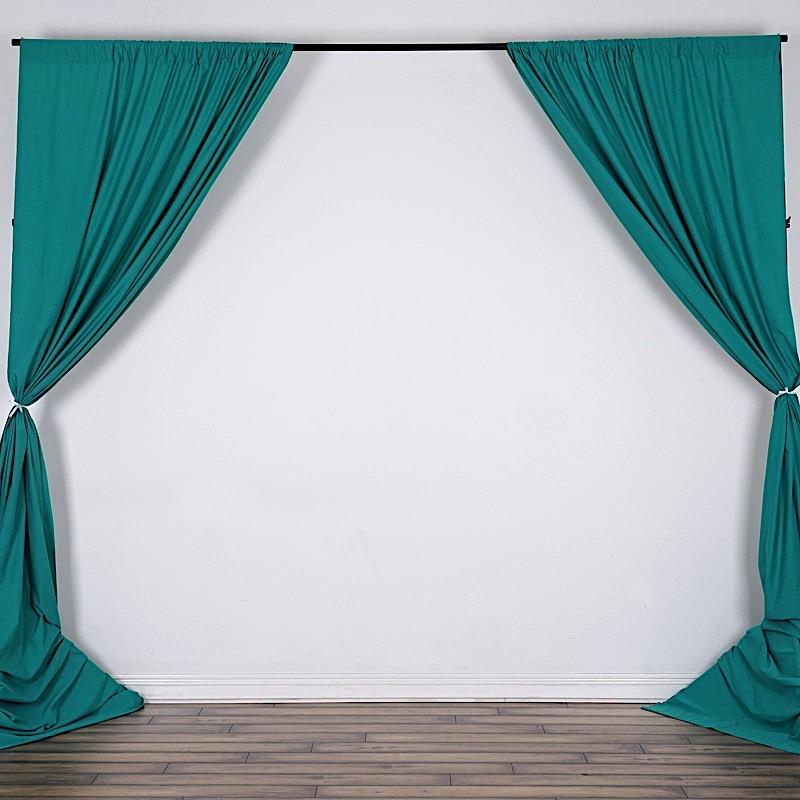 10 ft x 10 ft Polyester Professional Backdrop Curtains Drapes Panels