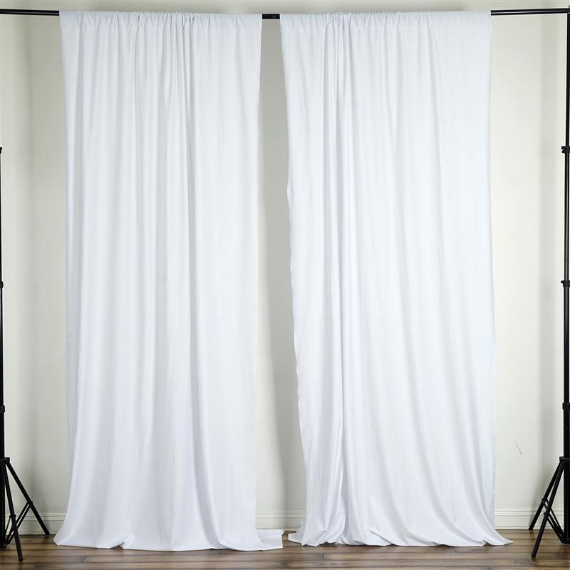 10 ft x 10 ft Polyester Professional Backdrop Curtains Drapes Panels