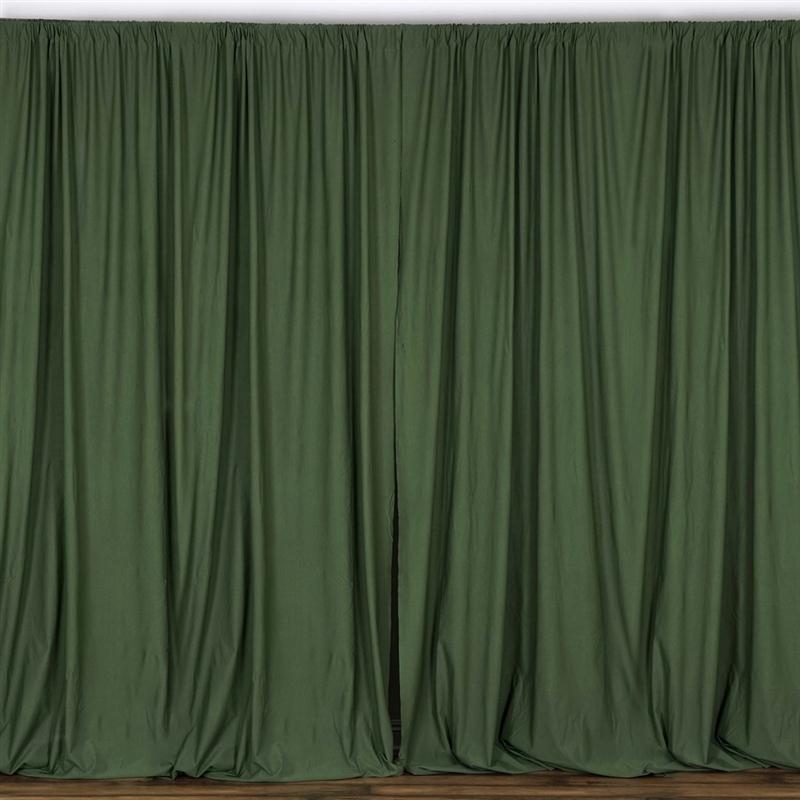 10 ft x 10 ft Polyester Professional Backdrop Curtains Drapes Panels