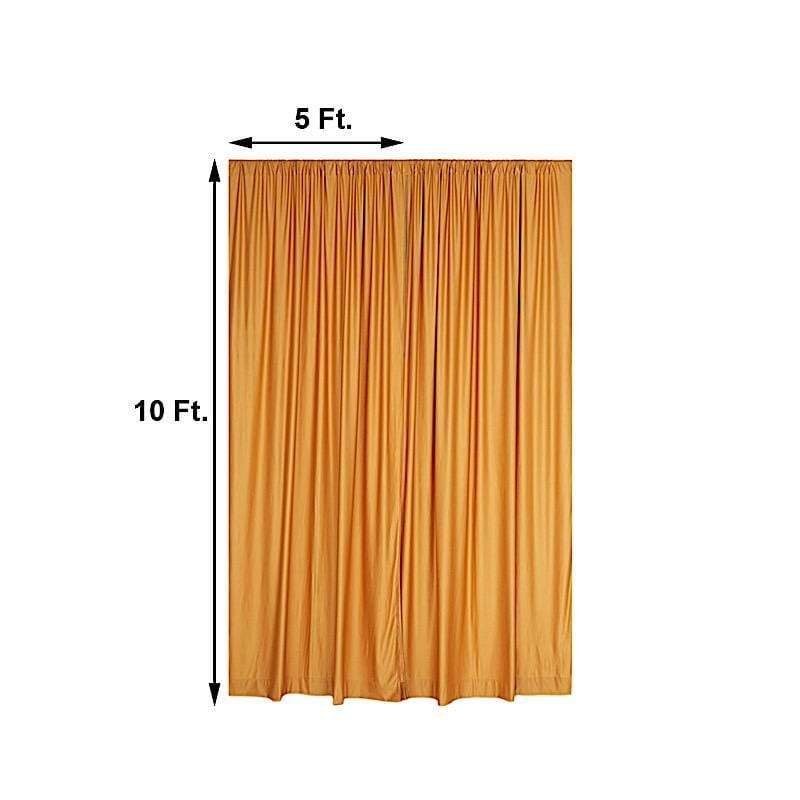 10 ft x 10 ft Polyester Professional Backdrop Curtains Drapes Panels
