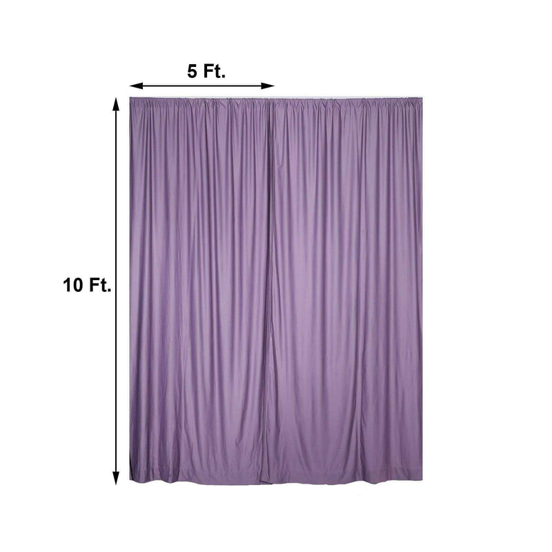 10 ft x 10 ft Polyester Professional Backdrop Curtains Drapes Panels