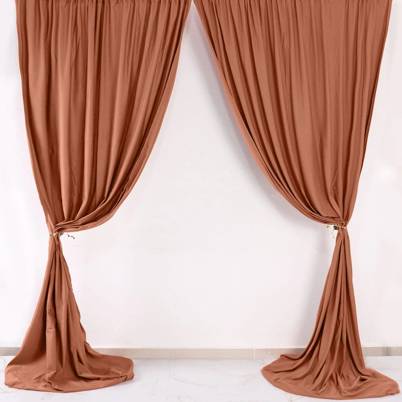 10 ft x 10 ft Polyester Professional Backdrop Curtains Drapes Panels