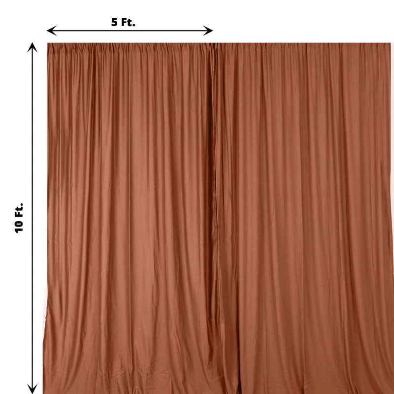10 ft x 10 ft Polyester Professional Backdrop Curtains Drapes Panels