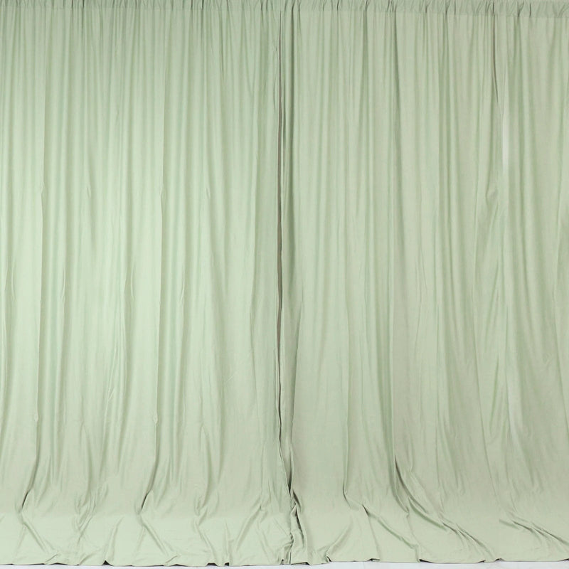 10 ft x 10 ft Polyester Professional Backdrop Curtains Drapes Panels