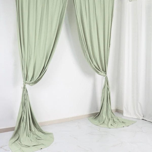 10 ft x 10 ft Polyester Professional Backdrop Curtains Drapes Panels