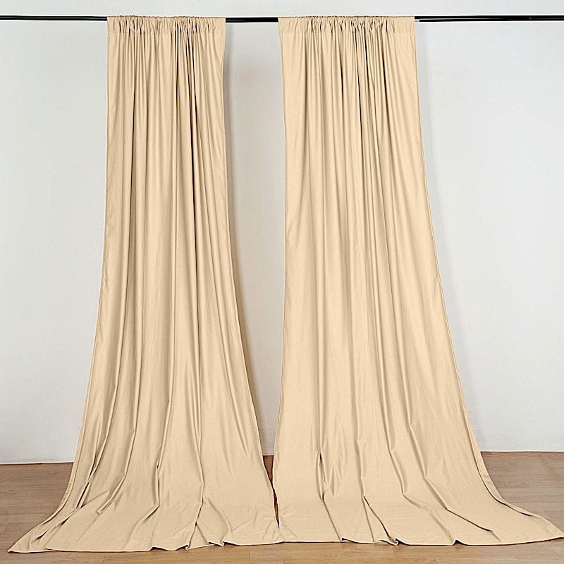 10 ft x 10 ft Polyester Professional Backdrop Curtains Drapes Panels