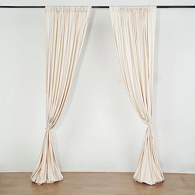 10 ft x 10 ft Polyester Professional Backdrop Curtains Drapes Panels