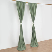 10 ft x 10 ft Polyester Professional Backdrop Curtains Drapes Panels