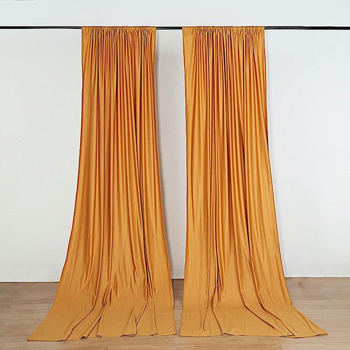 10 ft x 10 ft Polyester Professional Backdrop Curtains Drapes Panels CUR_PANPOLY_GOLD