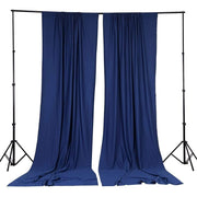 10 ft x 10 ft Polyester Professional Backdrop Curtains Drapes Panels CUR_PANPOLY_NAVY