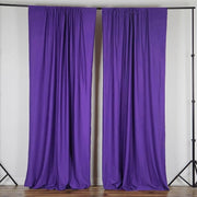 10 ft x 10 ft Polyester Professional Backdrop Curtains Drapes Panels CUR_PANPOLY_PURP