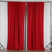 10 ft x 10 ft Polyester Professional Backdrop Curtains Drapes Panels CUR_PANPOLY_RED