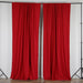 10 ft x 10 ft Polyester Professional Backdrop Curtains Drapes Panels CUR_PANPOLY_RED