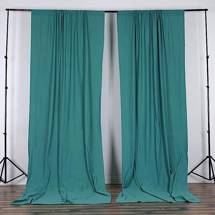 10 ft x 10 ft Polyester Professional Backdrop Curtains Drapes Panels CUR_PANPOLY_TURQ
