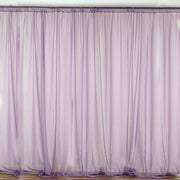 10 ft x 10 ft Sheer Voile Professional Backdrop Curtains Drapes Panels