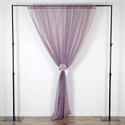 10 ft x 10 ft Sheer Voile Professional Backdrop Curtains Drapes Panels