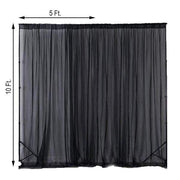 10 ft x 10 ft Sheer Voile Professional Backdrop Curtains Drapes Panels