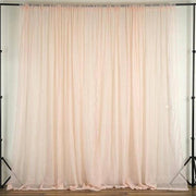 10 ft x 10 ft Sheer Voile Professional Backdrop Curtains Drapes Panels